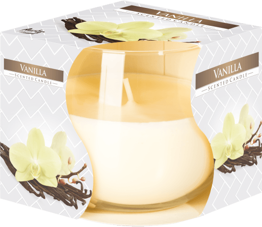 Scented Glass Jar Candle - Vanilla