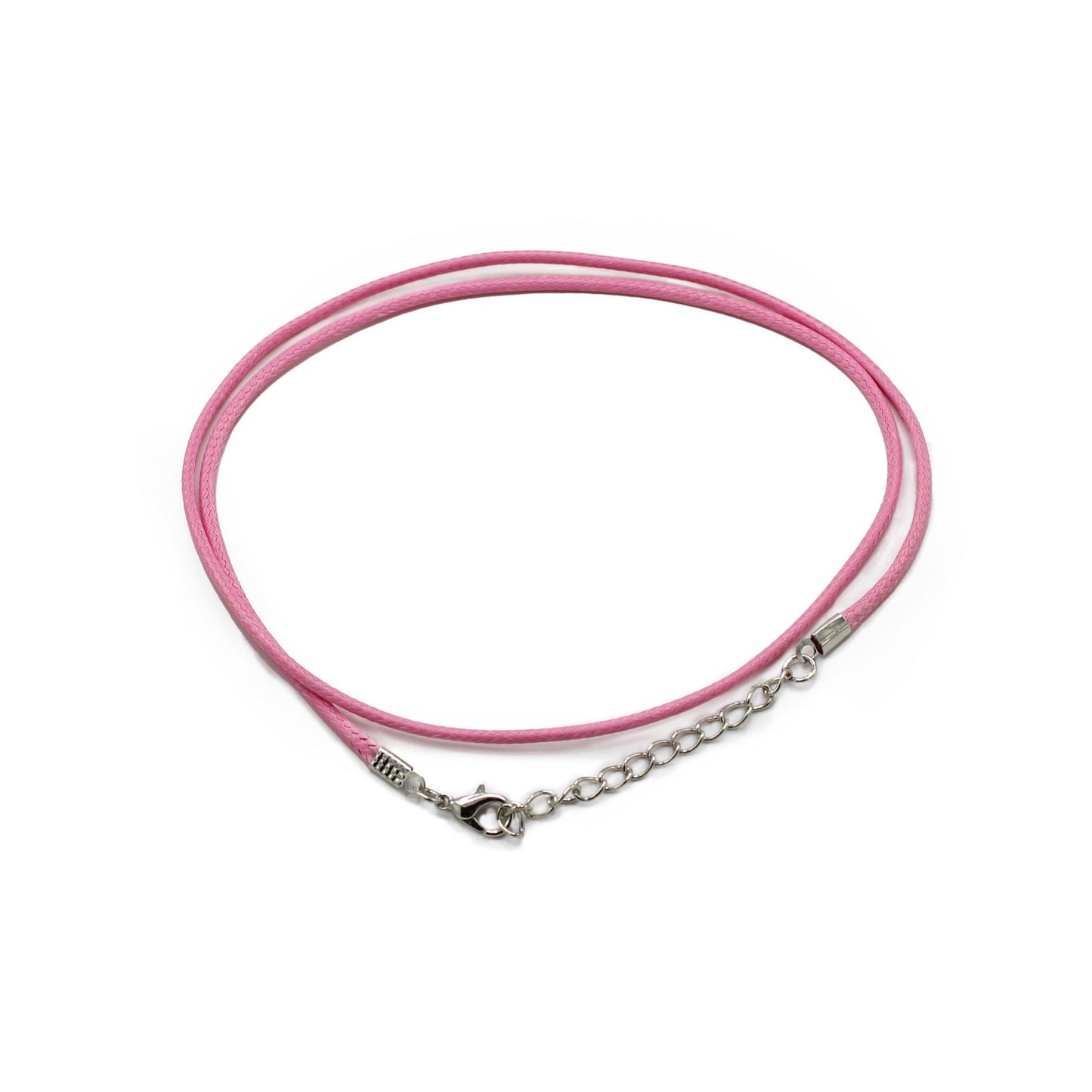 Waxed Pendant Cord - 2mm x 55cm - Pink 102