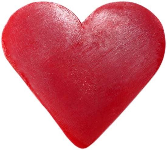 10x Heart Guest Soap - Raspberry