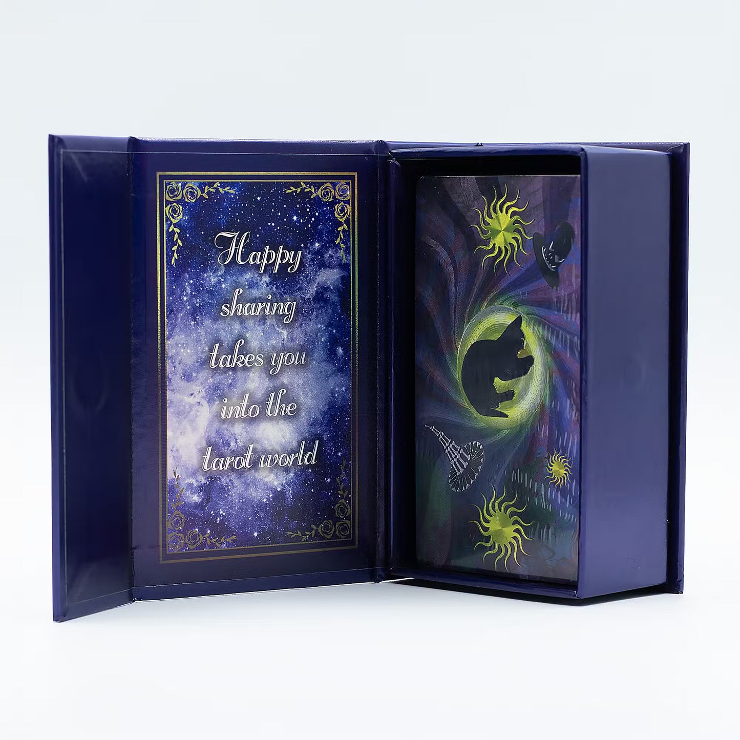 1x Purple Foil Tarot Card Set - Witch Tarot - with booklet