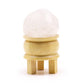 Gemstone Faceted Healing Ball & Stand - Rock Quartz
