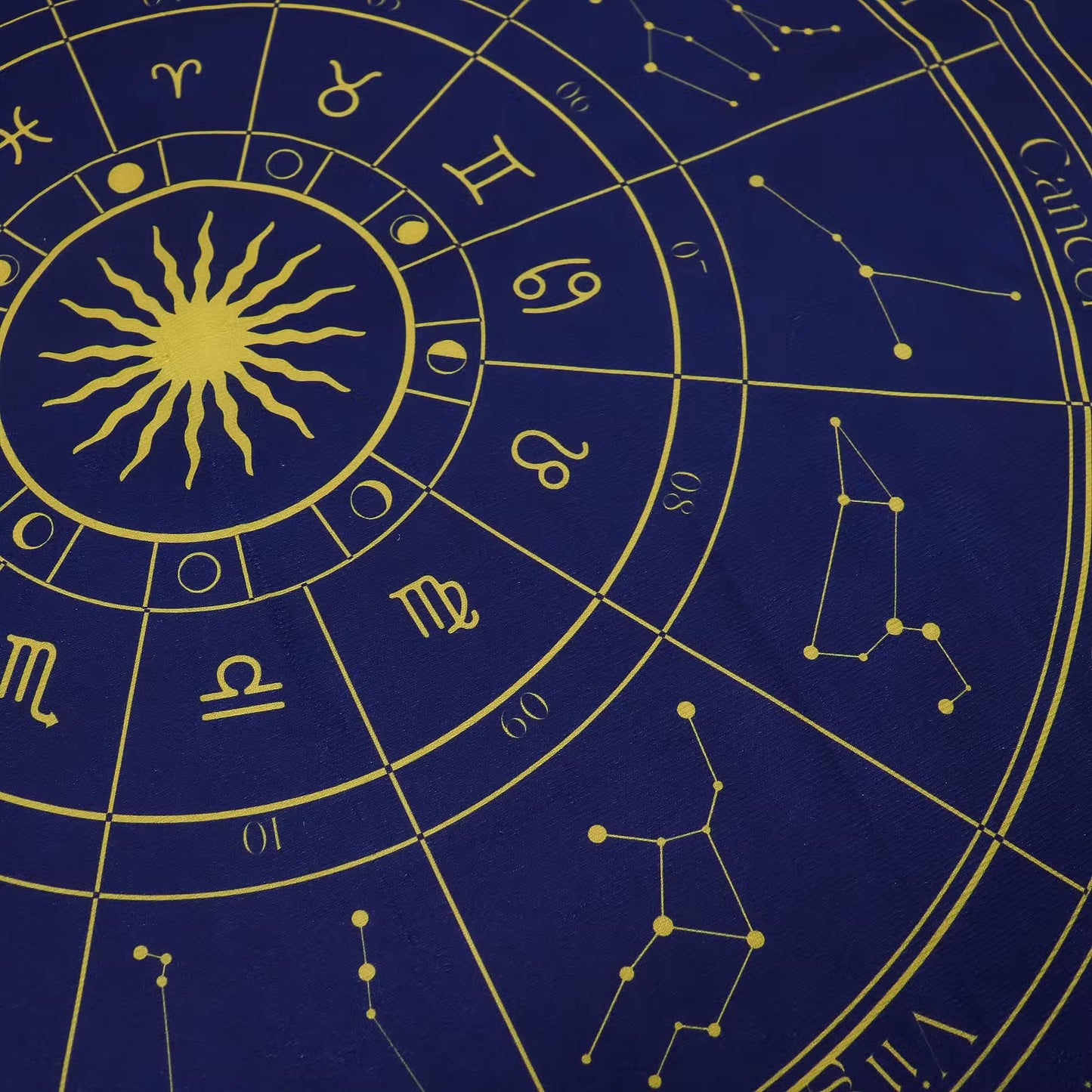 1x Tarot Reading Cloth - Zodiac
