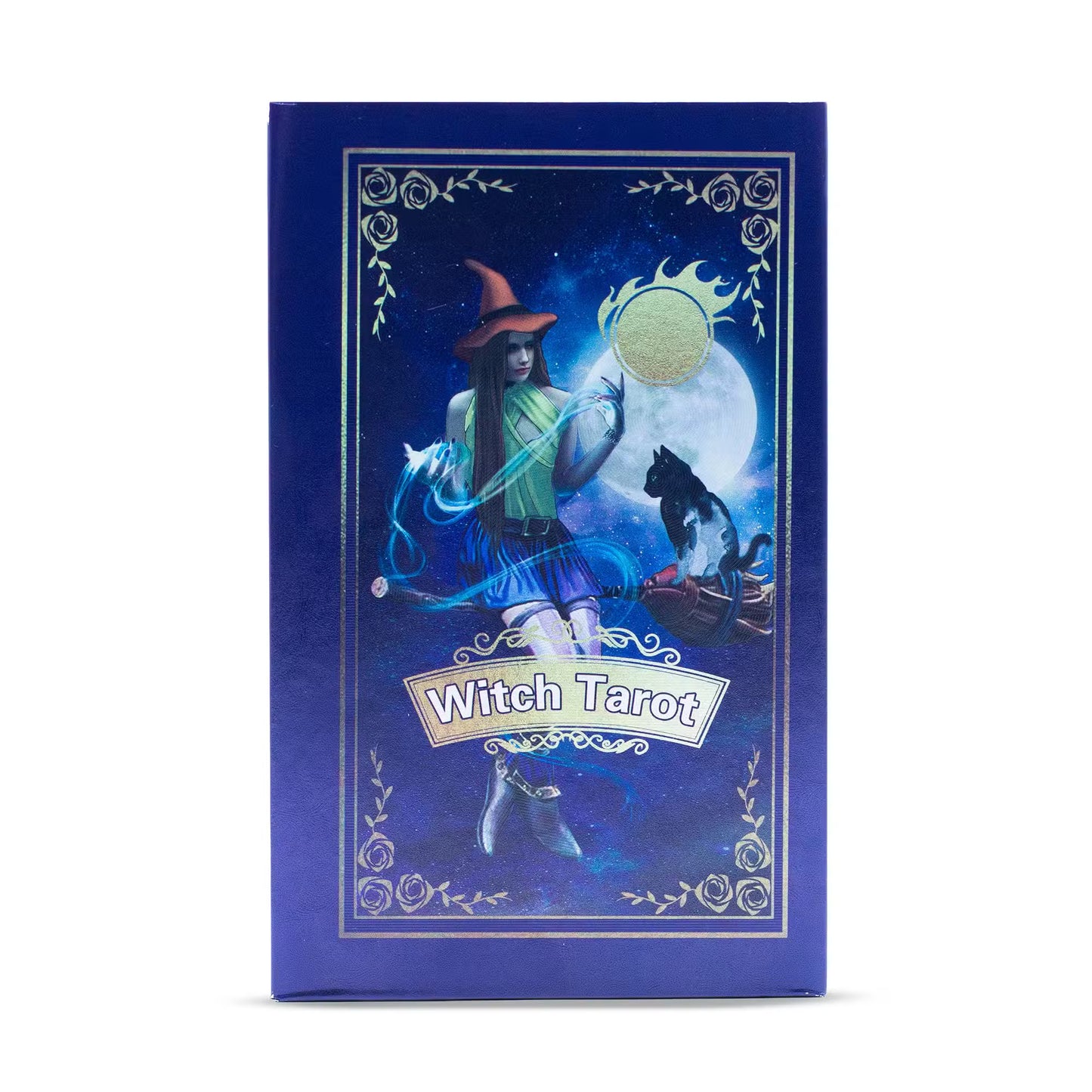 1x Purple Foil Tarot Card Set - Witch Tarot - with booklet