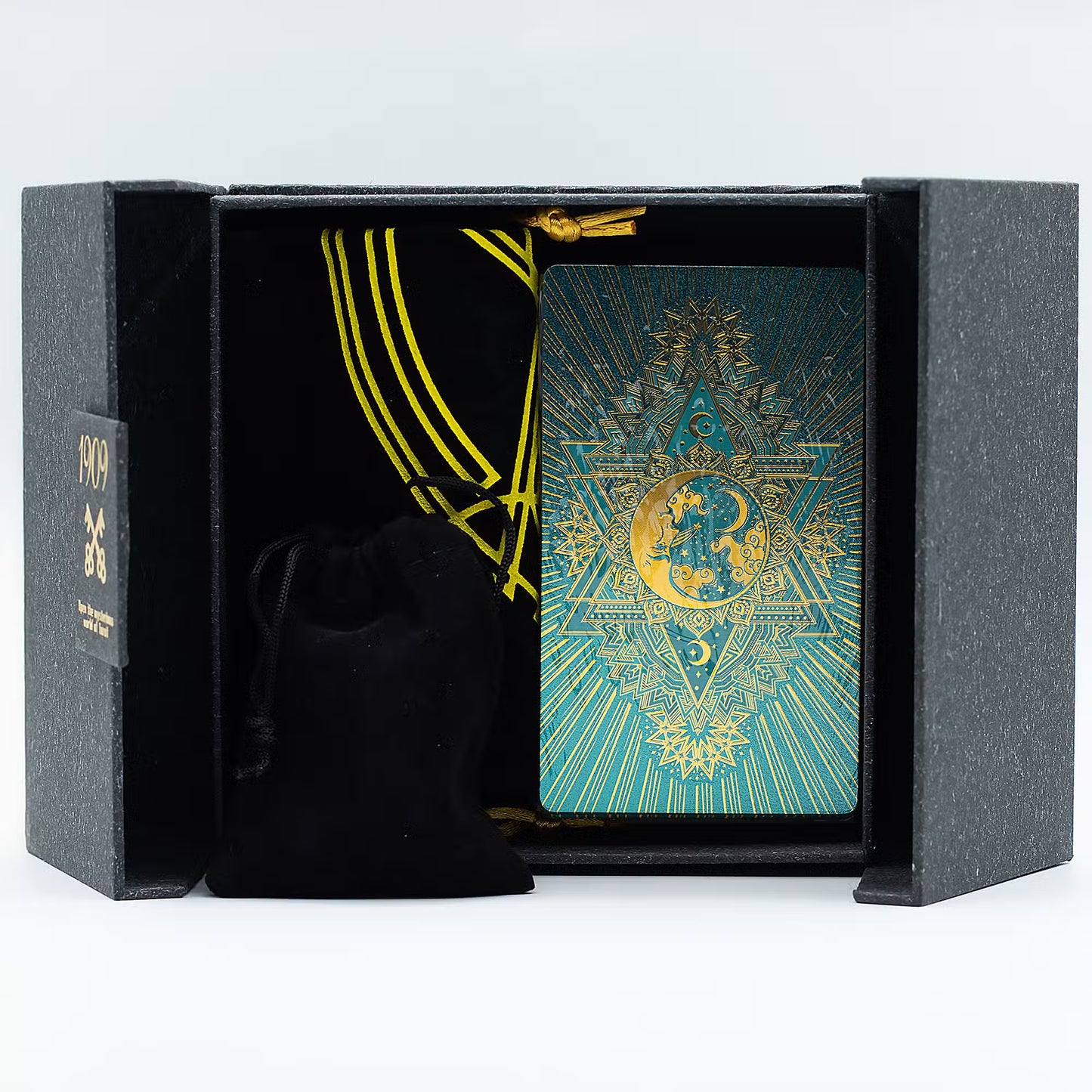 1x Gold & Turqoice Foil Tarot Card - Gift Set