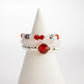 1x Nymph Spirit Gemstone Ring Set - Love & Flame