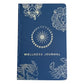 1x Midnight Blue Wellness Journal - 120 pages - Silver Zodiac