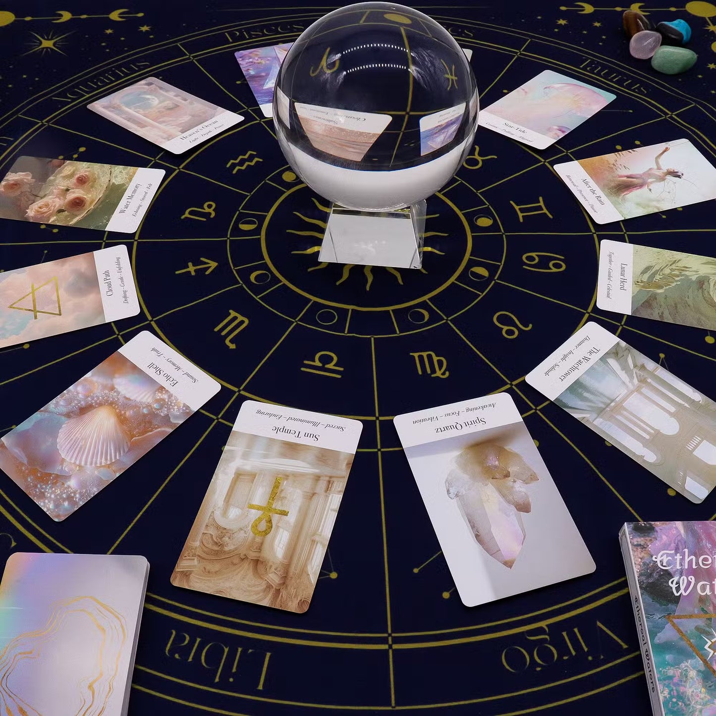 1x Tarot Reading Cloth - Zodiac