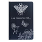 1x Black Gratitude Journal with Silver Lining - 120 pages - I am Thankful For