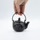 1x Small Cast Iron Ritual Pot with Pentagon 8x8x10cm
