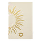 1x Ivory Gratitude Journal with Gold Lining - 120 pages - My Days are Full of Sun