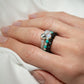 1x Nymph Spirit Gemstone Ring Set - Endless Ocean