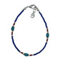 Nepalese Extra Fine Gem Bracelet- Blue Onyx