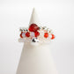 1x Nymph Spirit Gemstone Ring Set - Blood Moon