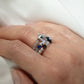 1x Nymph Spirit Gemstone Ring Set - Northern Lights