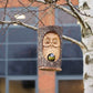 1x Tree Trunk Face - Bird House - Wise Owl