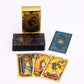 1x Blue & Gold Foil Tarot Card Set - All Seeing Eye - with booklet