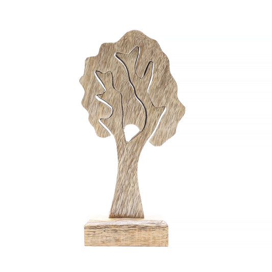 Lost in the Forrest -  Single Tree 3D Wooden Decoration - 20x10cm