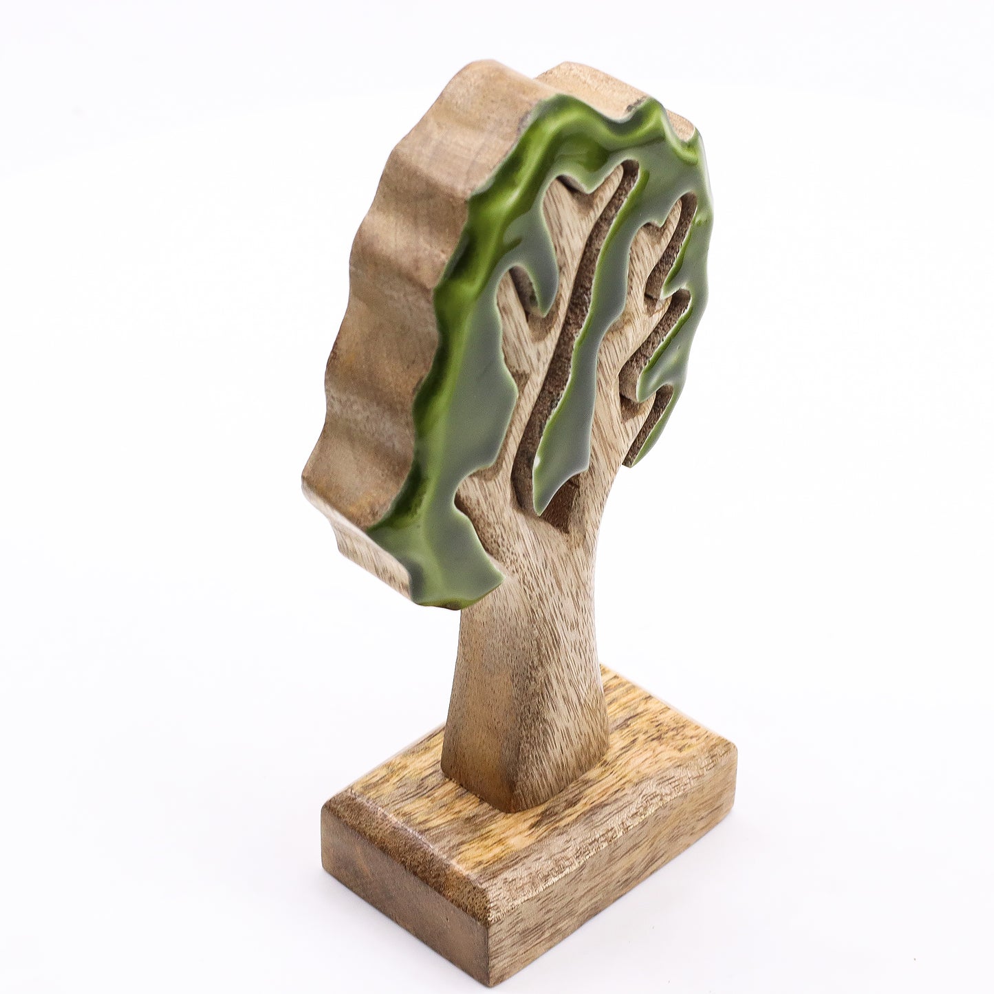 Lost in the Forrest -  Single Tree 3D Wooden Decoration - 20x10cm