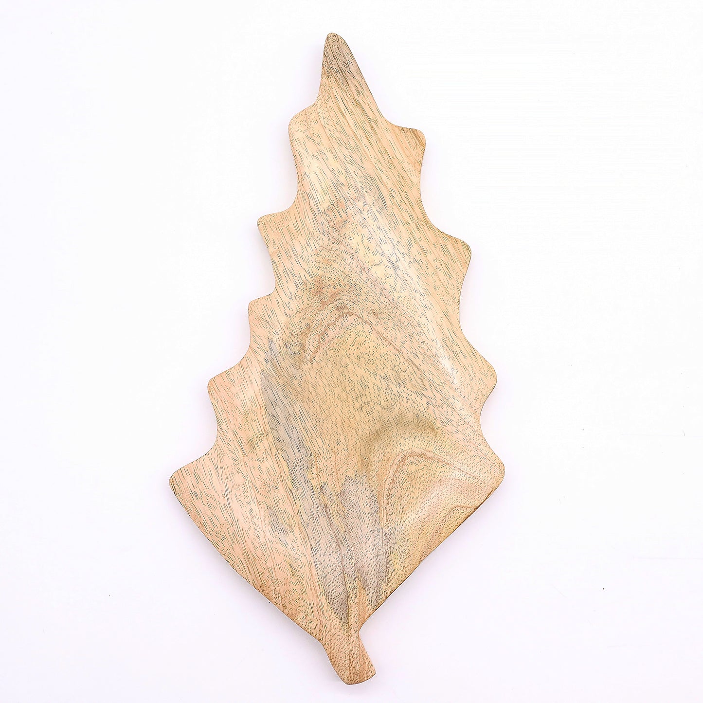 Lost in the Forrest -  Enamel Leaf Wooden Bowl - 33x17cm