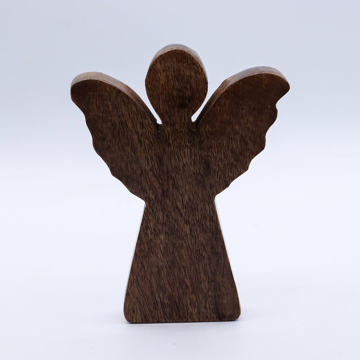Medium Mango Wood Angel - Gold Decor