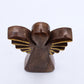 Medium Mango Wood Angel - Gold Decor