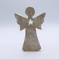 Mango Wood Angel - Whitewash with Star Cut Out