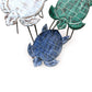 Set of 3 Albasia Wood Plant Stands - Turtles