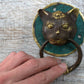 Brass Door Knocker - Cats Head